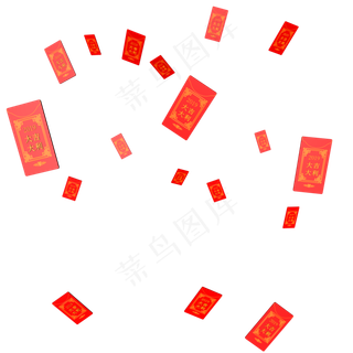 3D红包春节红包首页红包漂浮红包�,免抠元素