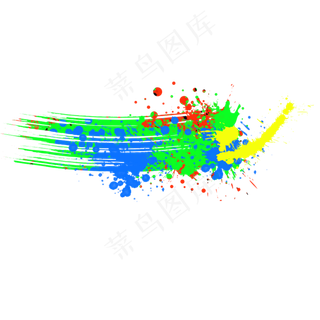 矢量动感墨迹底纹图