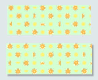 夏日柠檬矢量文艺banner