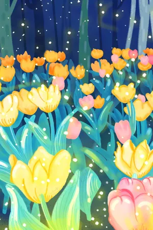 晚安夏夜星光郁金香花梳理节气