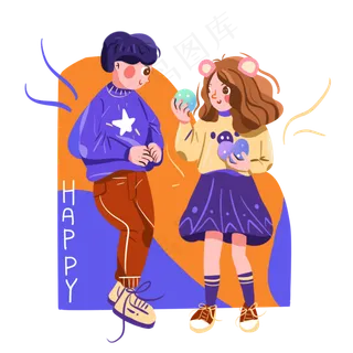 儿童节拿着水晶球的女孩png免