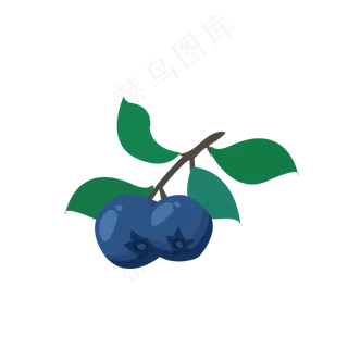 蓝色的蓝莓