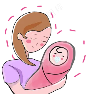 母亲节卡通免抠图