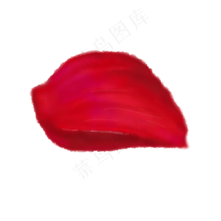 单片漂浮的玫瑰花瓣PNG