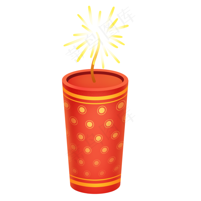 新春炮竹,免抠元素