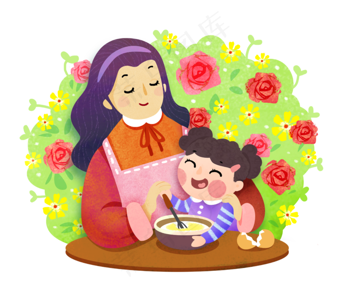 母亲节烘焙装饰母爱