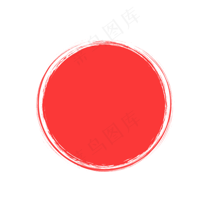 中国风圆形印章