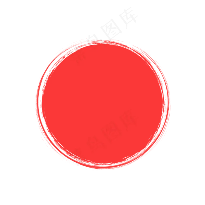 中国风圆形印章(2000*2000px 300 dpi )psd模版下载