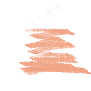 浅橙色单色斑驳笔刷颜色喷溅