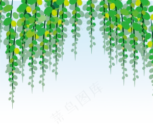 夏季小清新小树藤