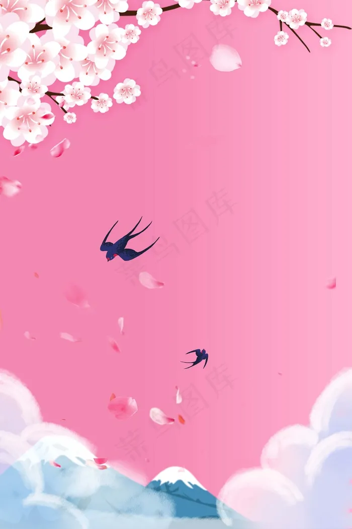 桃花树桃花满天飞