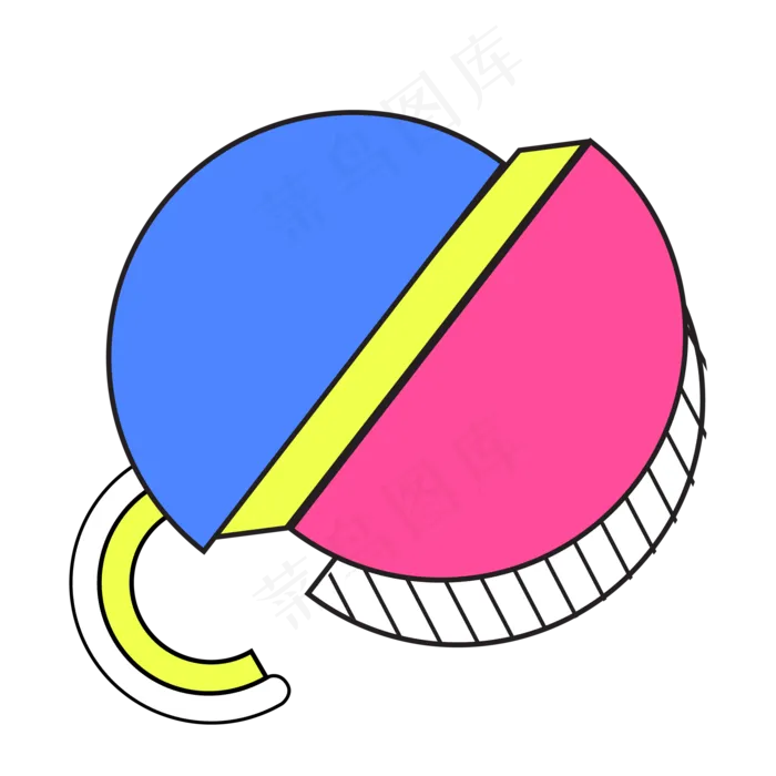 电商几何促销标签(2000*2000px 300 dpi )ai矢量模版下载