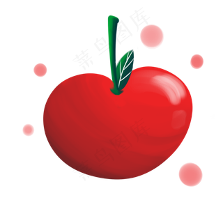 一只美味的水果大樱桃