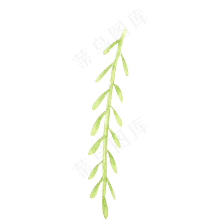 春天植物绿叶下载(2000X2000(DPI:300))psd模版下载