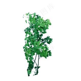 卡通春天绿色植物下载