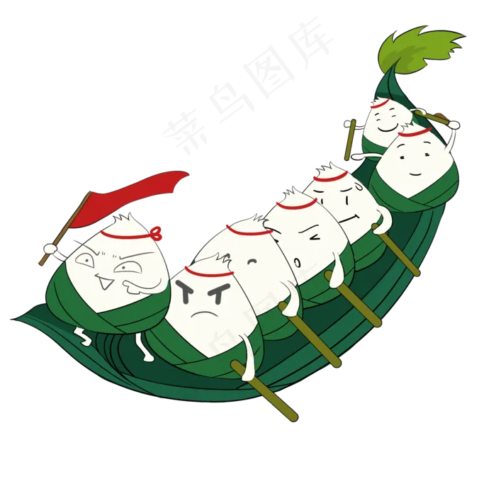 端午节粽子的龙舟赛(2000X2000(DPI:300))psd模版下载