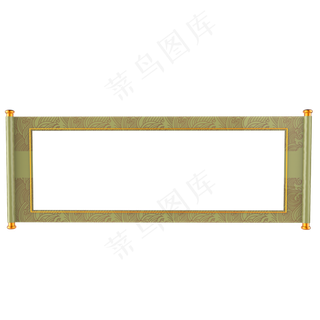 中国风卷轴,免抠元素