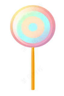 儿童节圆形棒棒糖