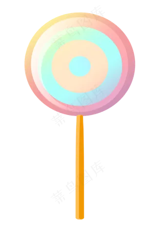 儿童节圆形棒棒糖