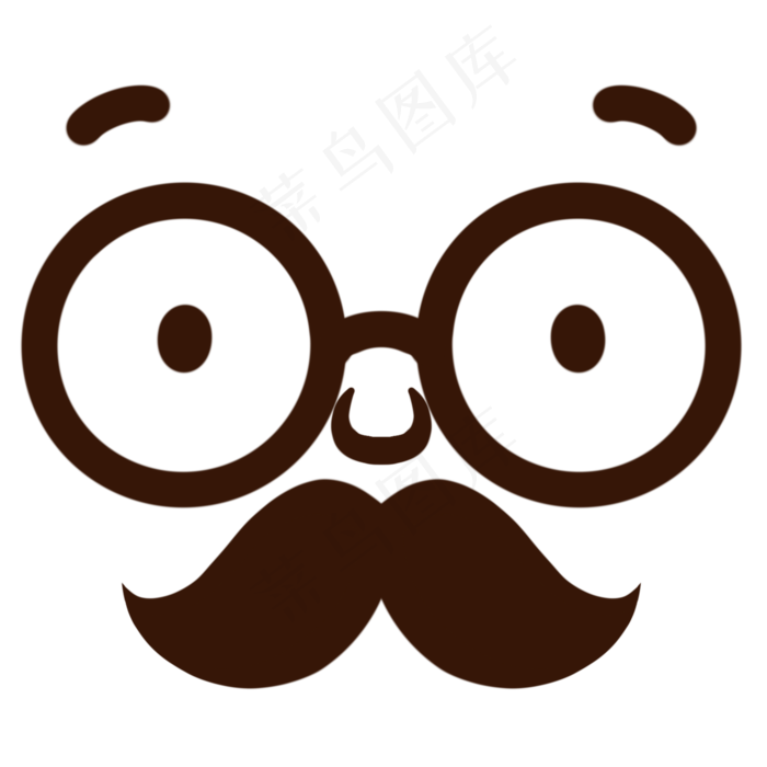 父亲节简约线条装饰父亲形象