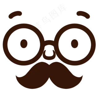 父亲节简约线条装饰父亲形象