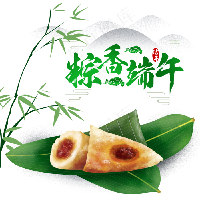传统节日端午节美食(3000X3000(DPI:300))psd模版下载