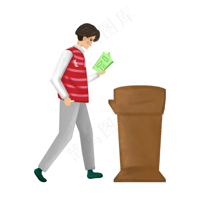讲台上上课的老师(2000*2000px 300 dpi )psd模版下载