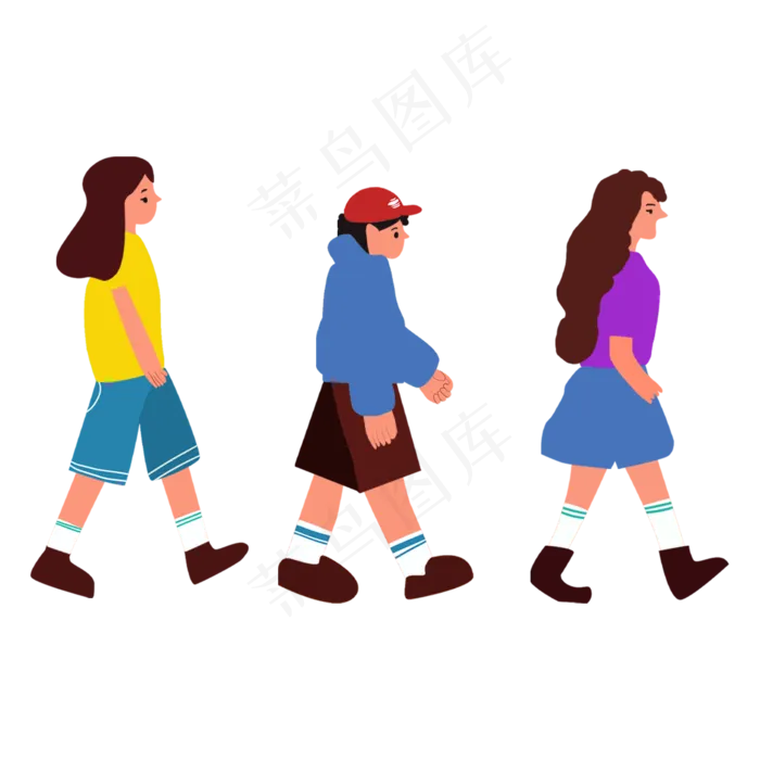 五四青年人青年男女(2000X2000(DPI:300))psd模版下载