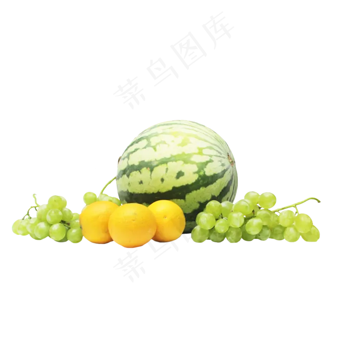 水果西瓜提子葡萄橙子(2000X2000(DPI:300))