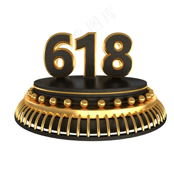 c4d电商618舞台(3000*3000px 300 dpi )