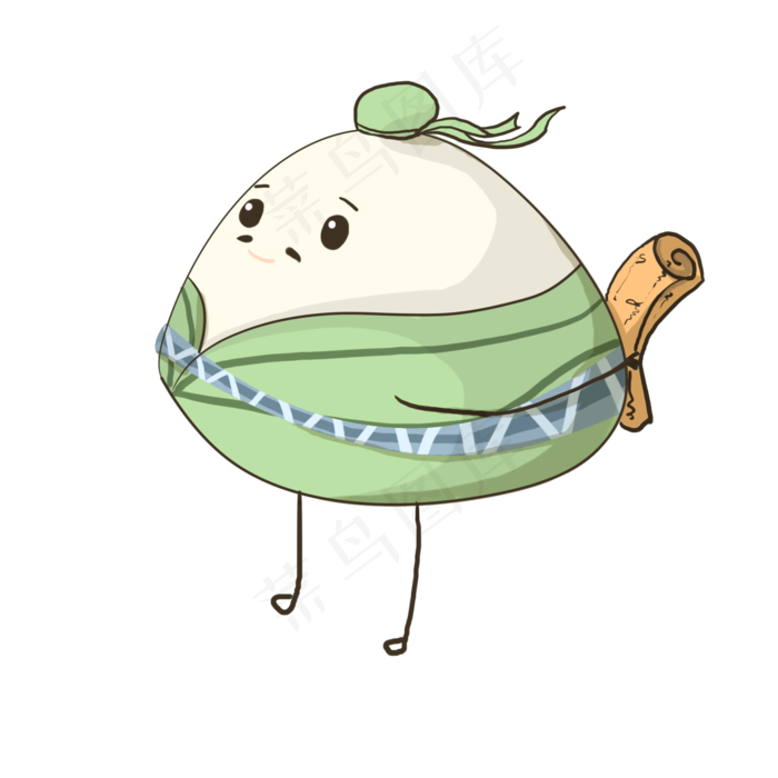 卡通端午节粽子拟人可爱形象