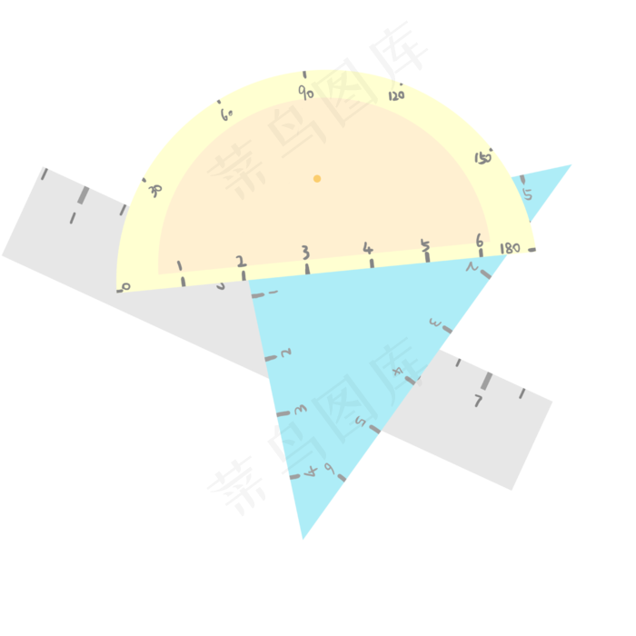 高考尺子卡通文具