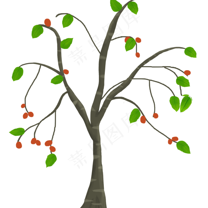 植树节树木果实PNG