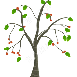 植树节树木果实PNG
