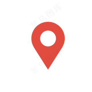 矢量手绘地图位置坐标免抠图PNG