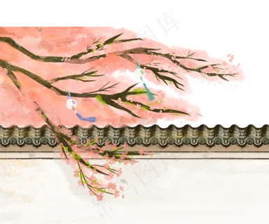 国潮古风桃花三月天 国潮古风桃花三月天