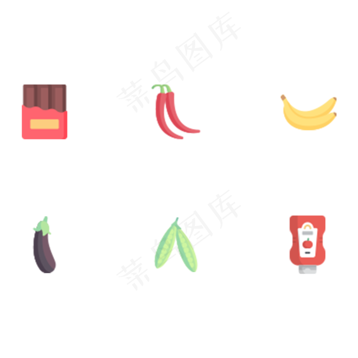 蔬菜水果图标下载(1000X1000(DPI:300))psd模版下载