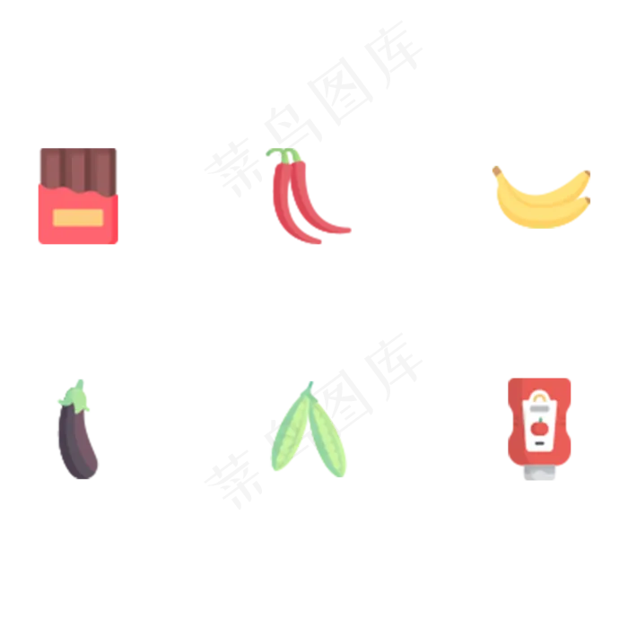 蔬菜水果图标下载(1000X1000(DPI:300))psd模版下载