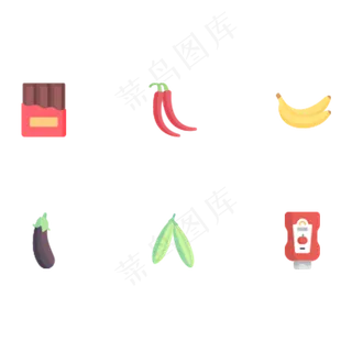 蔬菜水果图标下载