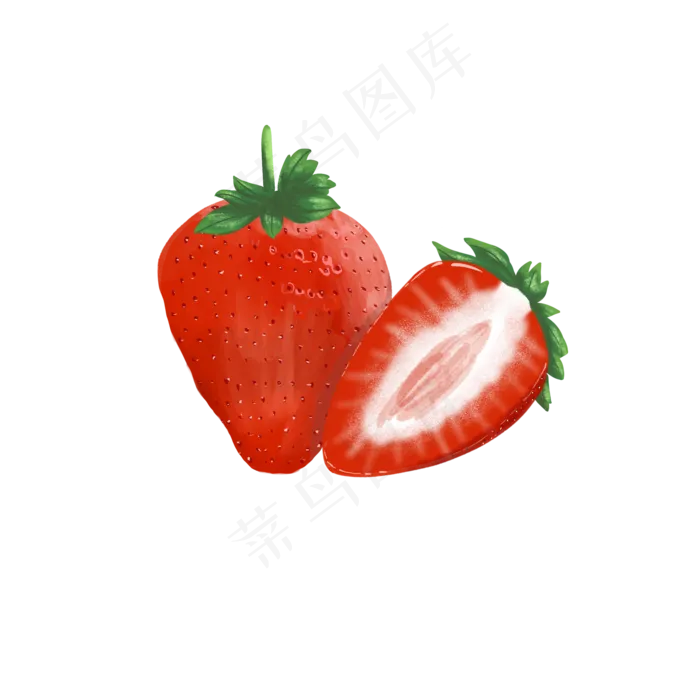 秋冬水果草莓(2000X2000(DPI:72))psd模版下载