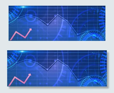 蓝色大数据金融理财banner