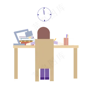 勤奋学习学生考试