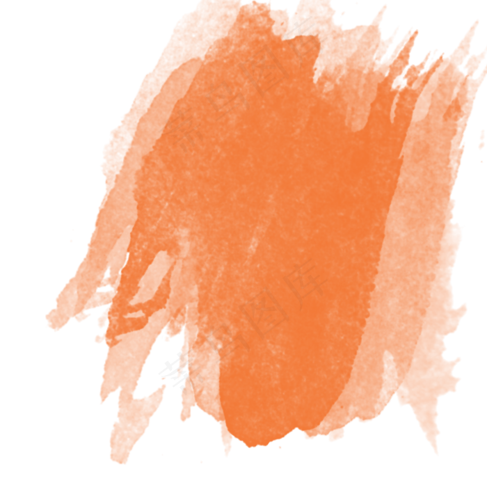 黄色水彩晕染效果元素(2000X2000(DPI:72))psd模版下载
