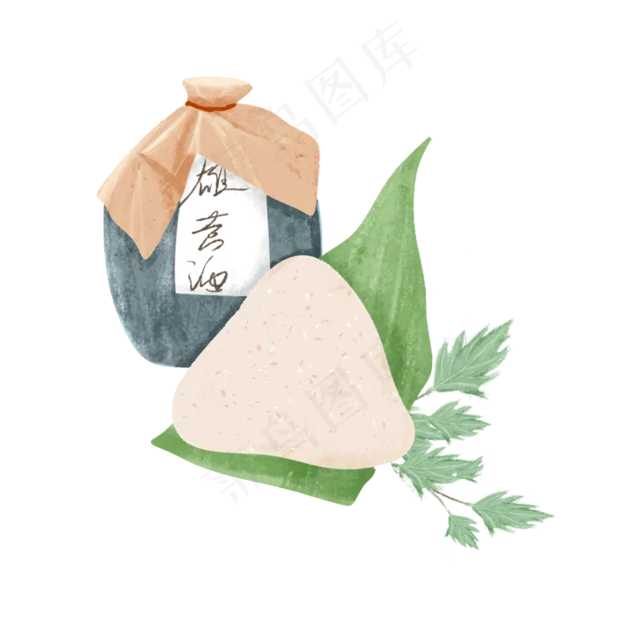 端午节雄黄酒粽子(2050X2050(DPI:299))psd模版下载