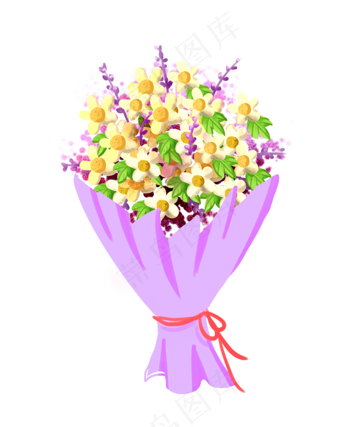 美丽雏菊花束(2500X3000)