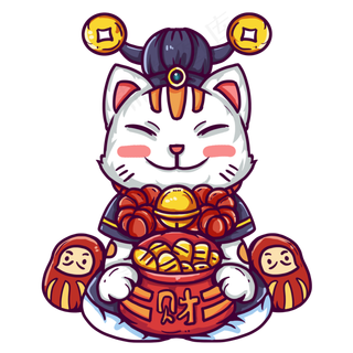 送财的开心招财猫