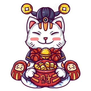 送财的开心招财猫