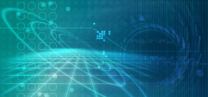 蓝色现在科技背景