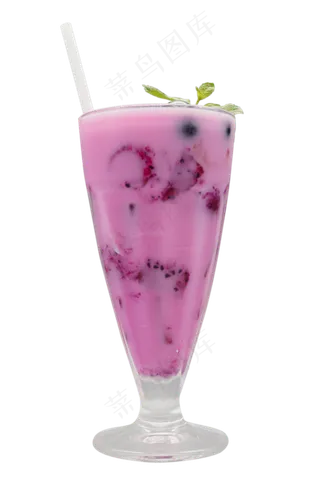 紫色鲜榨果汁