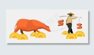 手绘风劳动节装饰素材,免抠元素